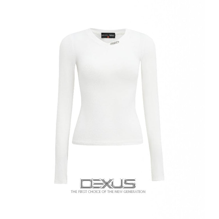 Women's Long Sleeve Bodysuit SNOW BASIC TOP_DXA120366