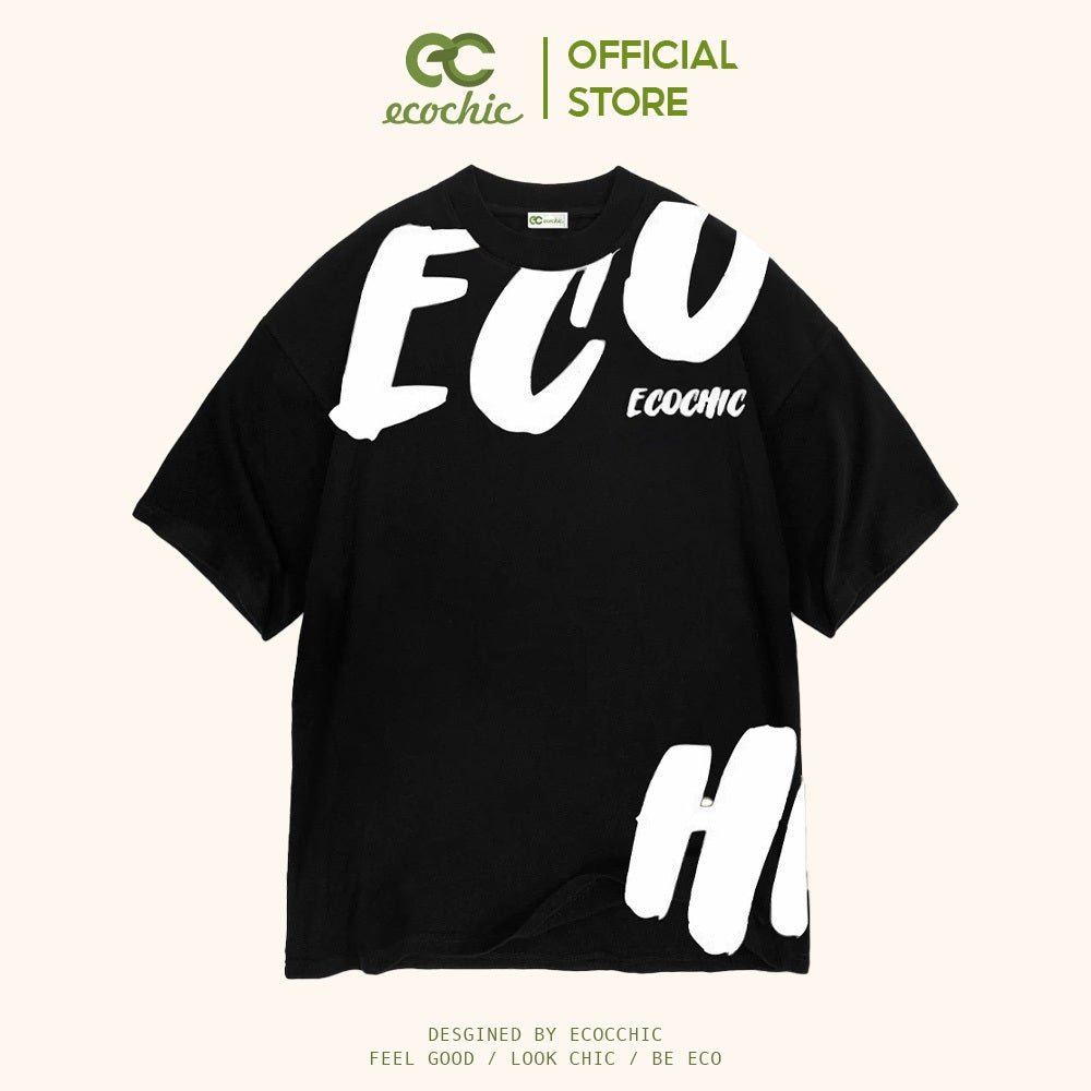 ECOCHIC T-Shirt ECO-HIC Tee Local Brand Genuine Unisex Loose Form Oversize Premium Cotton 100% F528 