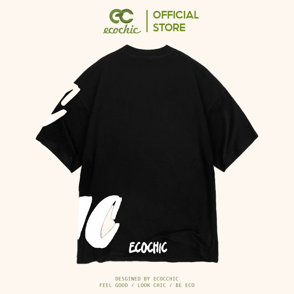 ECOCHIC T-Shirt ECO-HIC Tee Local Brand Genuine Unisex Loose Form Oversize Premium Cotton 100% F528 