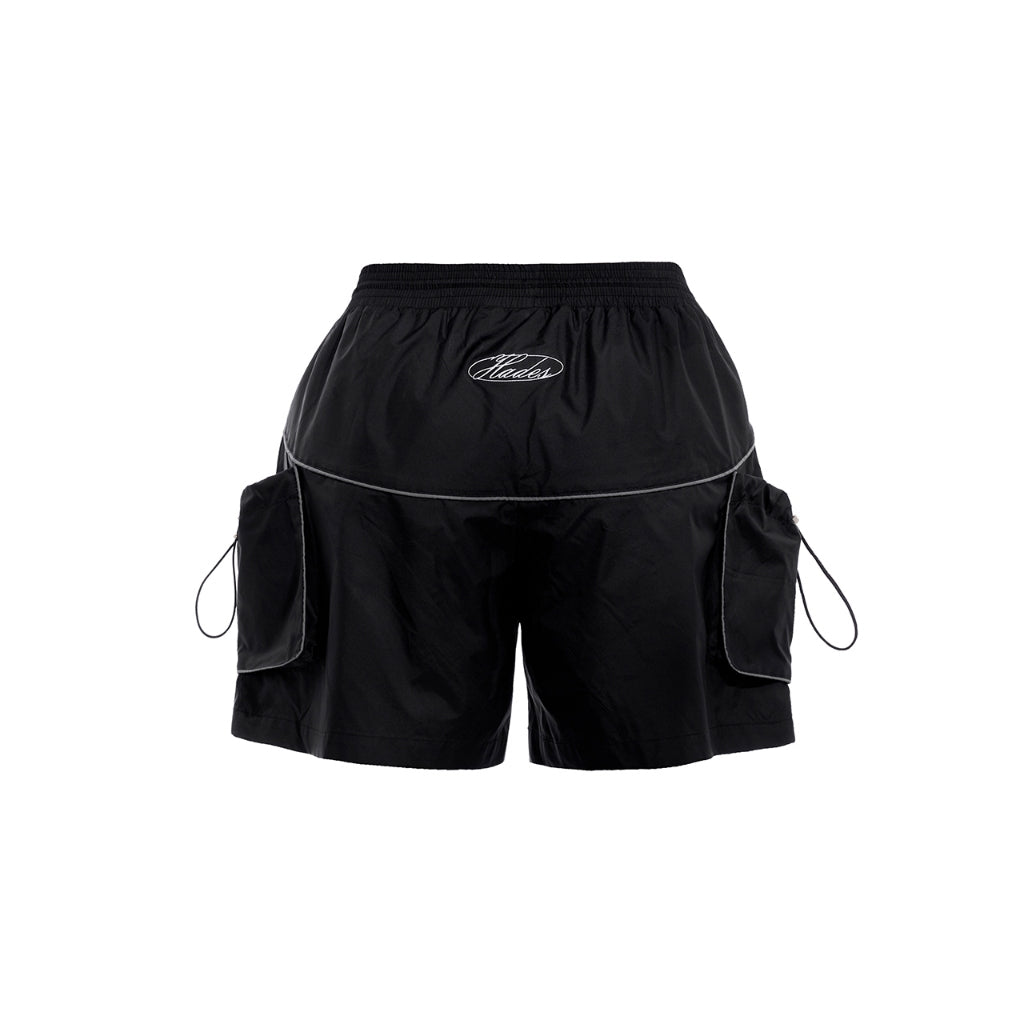 Unisex Shorts HADES REFLECTED PARACHUTE SHORTS Parachute Fabric - Genuine HADES Brand