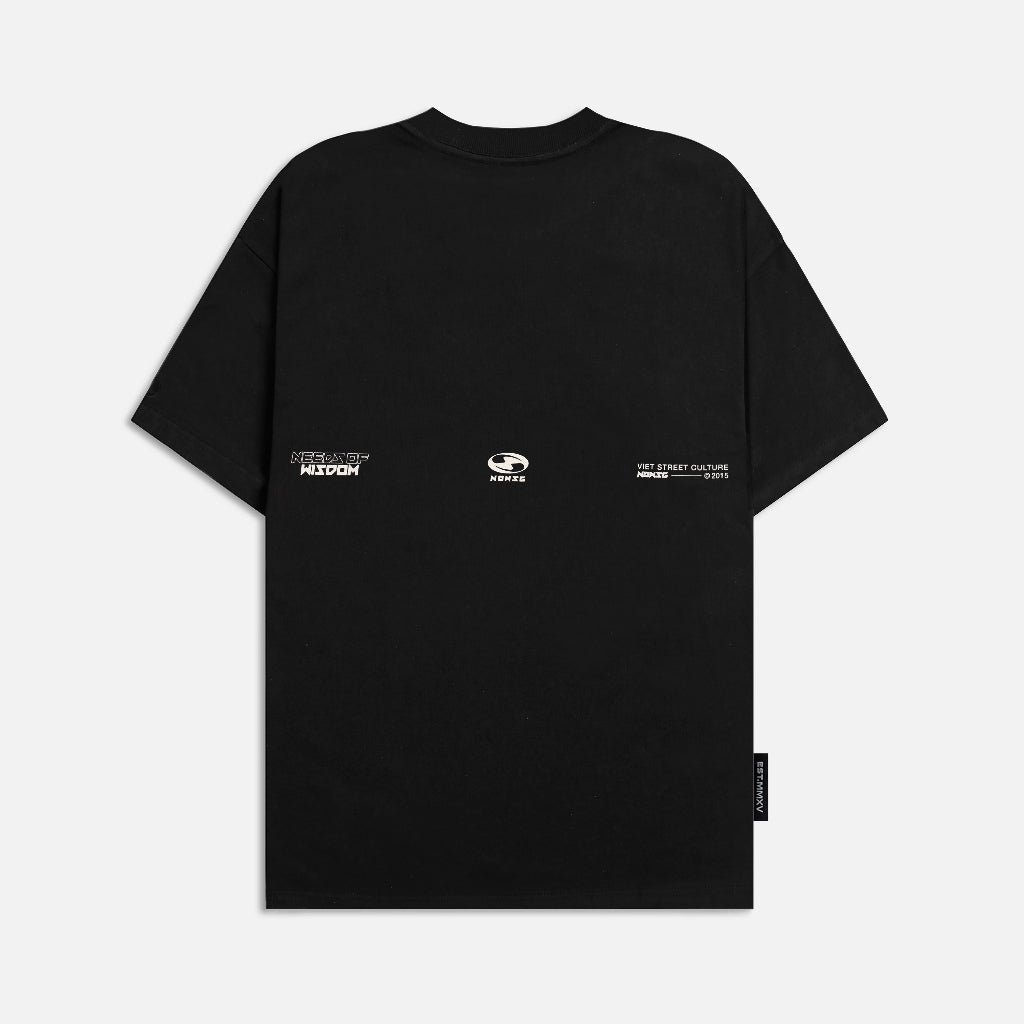 NEEDS OF WISDOM Snowy Mountain Tee - Black - Genuine Local Brand