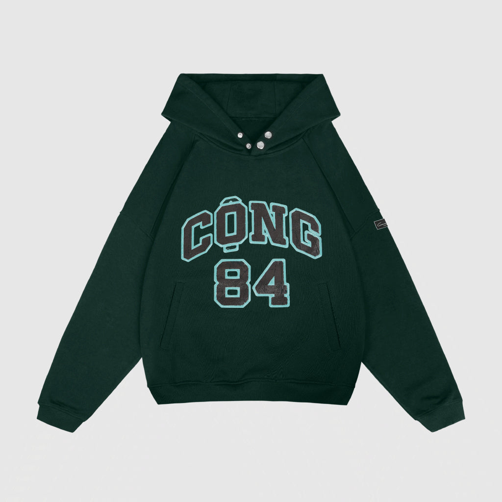 Grimm DC Hoodie Plus 84 in Moss Green