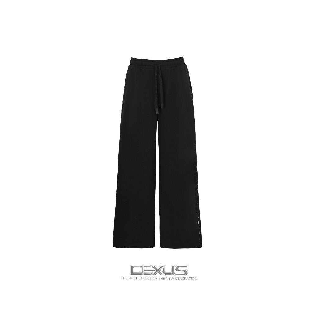 Women's Velvet Textured Fish Skin Down Pants _DXQ70146