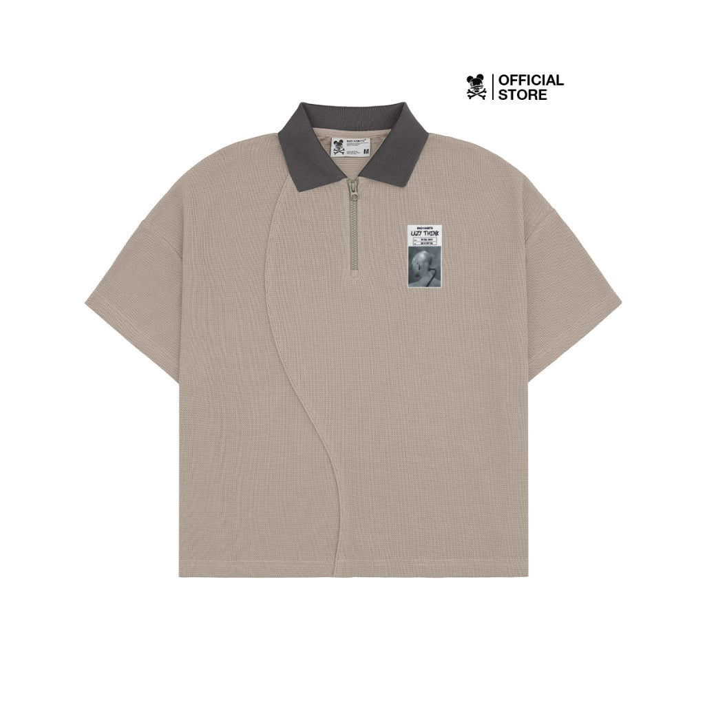 IDLE ZIP POLO SHIRT - LAZY THINK COLLECTION