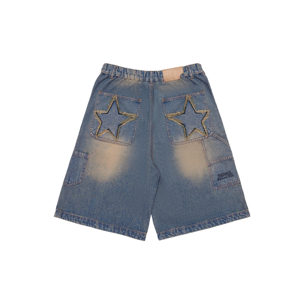 "I'M A BADSTAR" BAGGY SHORT - LAZY THINK COLLECTION