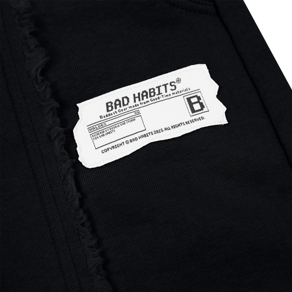 Bad Habits Unisex Trousers - BAD DESTROYED SWEATPANTS - Genuine Local Brand