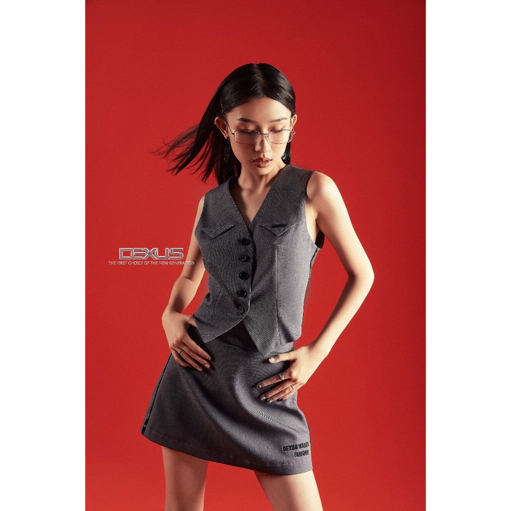 Women's Gile Jacket and Skirt Set _DXA70626+DXCV70258