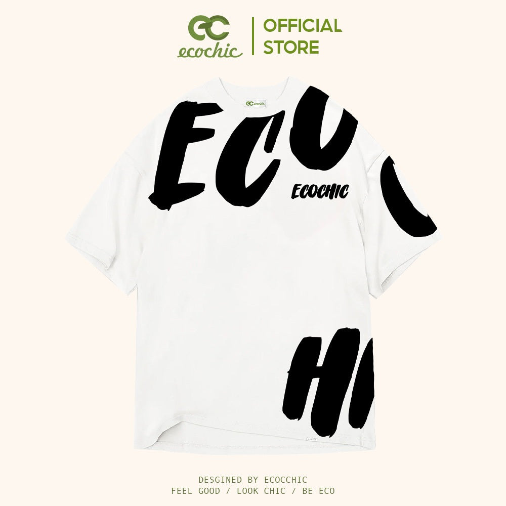 ECOCHIC ECO-HIC Tee Local Brand Authentic Unisex Oversize Premium Cotton 100% F528