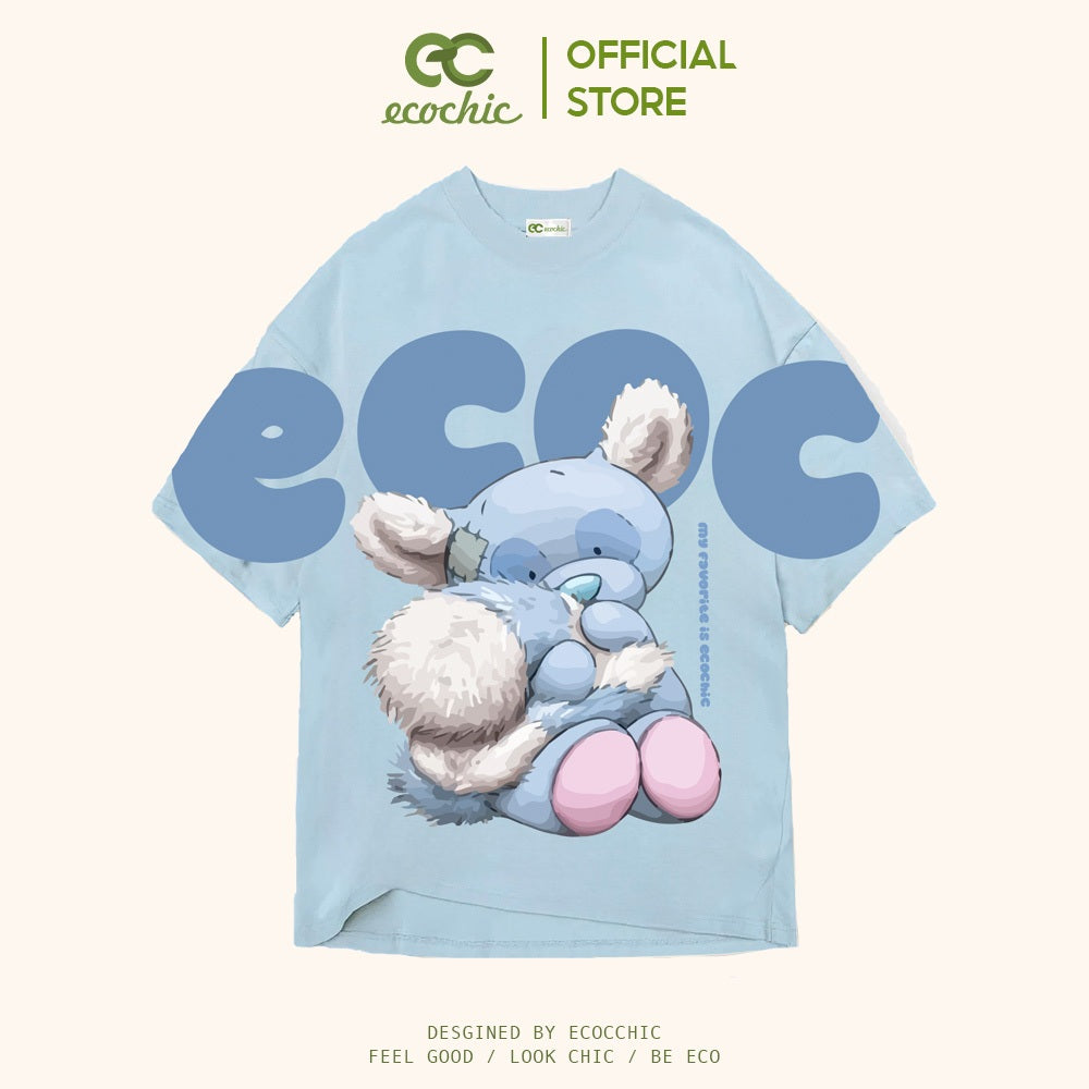 ECOCHIC ROO T-Shirt Tee Genuine Unisex Loose Form Oversize Premium Cotton 100% F742 