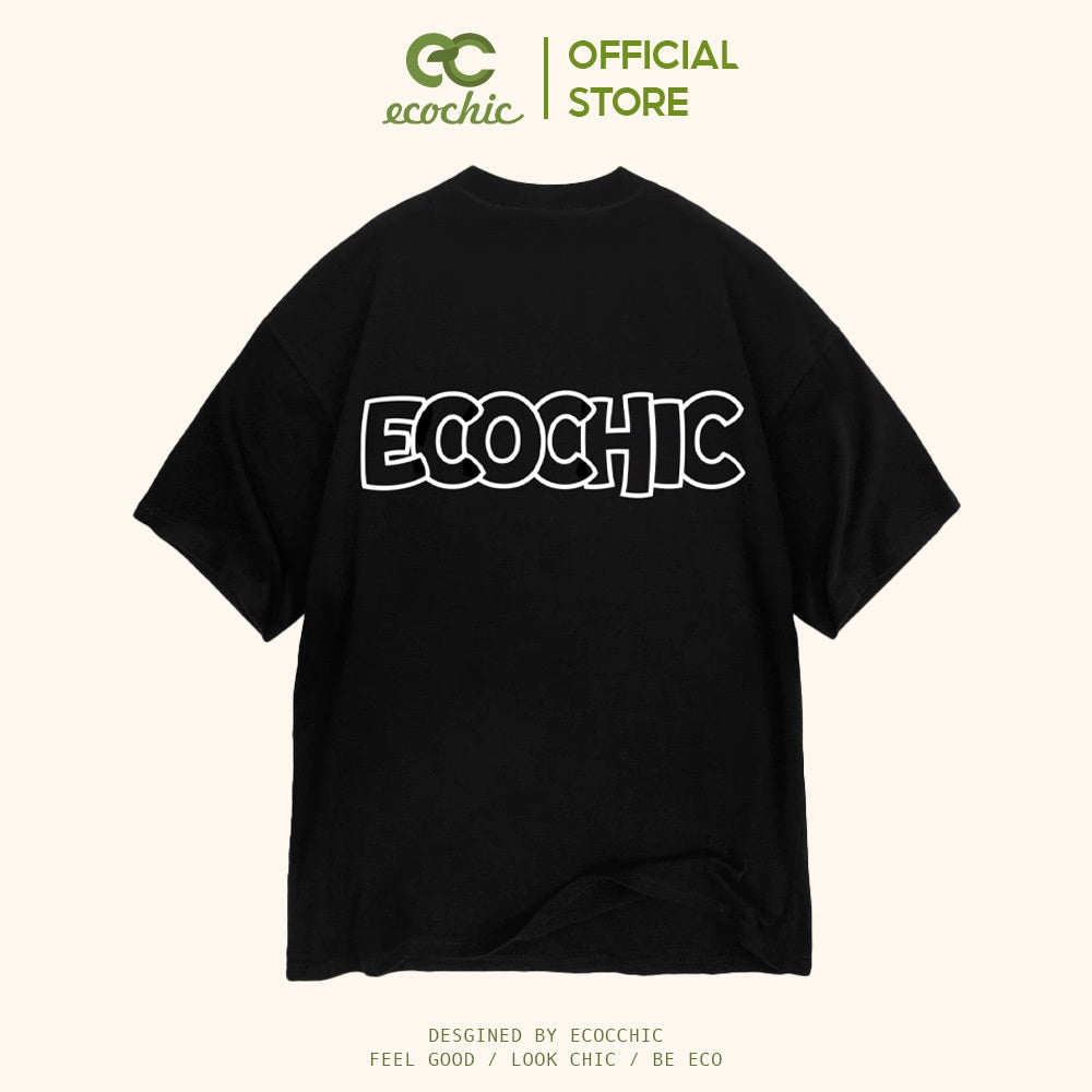 ECOCHIC BEAR ELEPHANT T-Shirt Tee Local Brand Genuine Unisex Loose Form Oversize Premium Cotton 100% F746 