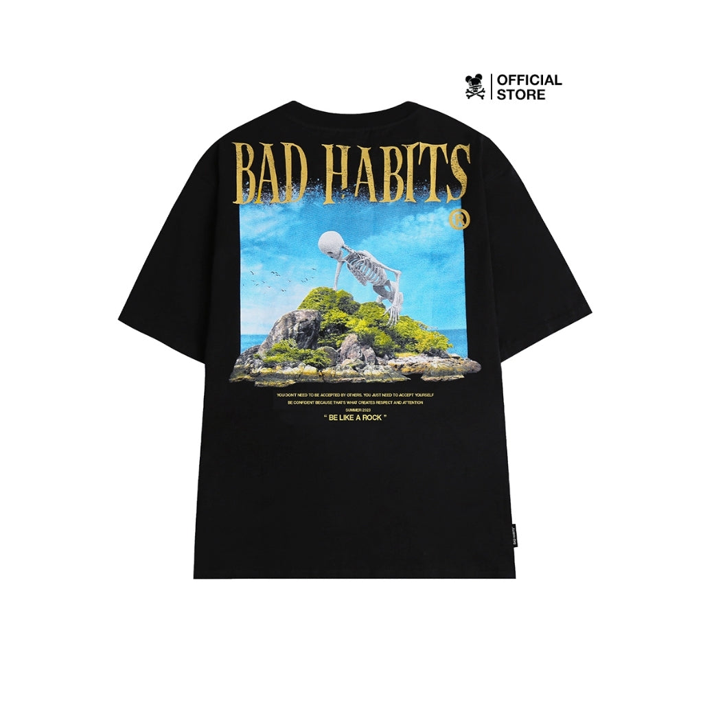 Unisex T-Shirt BAD HABITS - B-ROCK ISLAND TEE - Genuine Local Brand