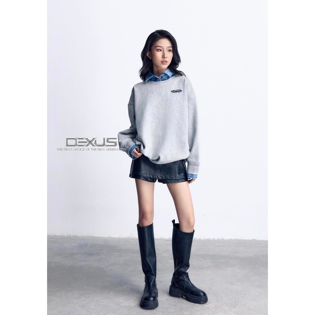 Women's Cotton Collar Cotton Sweatshirt _DXA70516