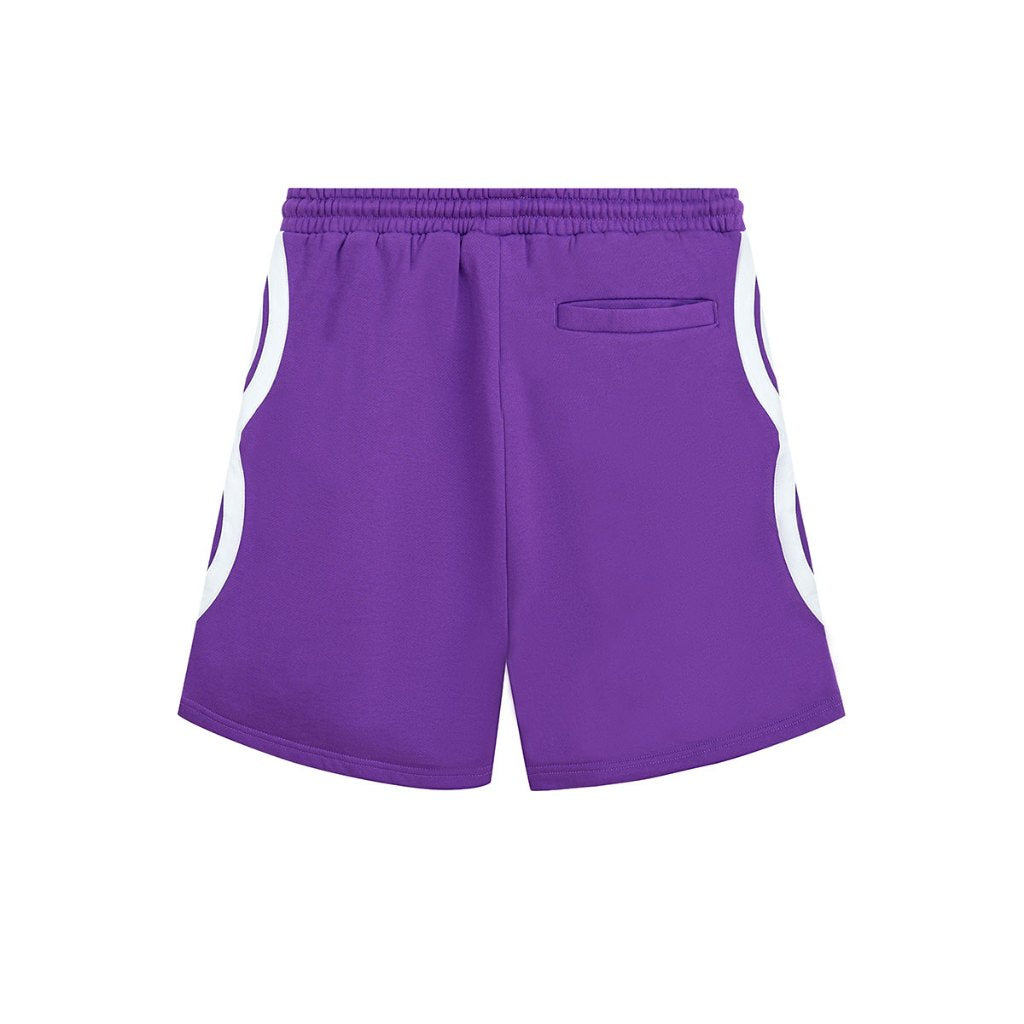 Quần Short Nỉ Bad Rabbit - WAVE RABBIT SHORT PURPLE - Local Brand Chính Hãng