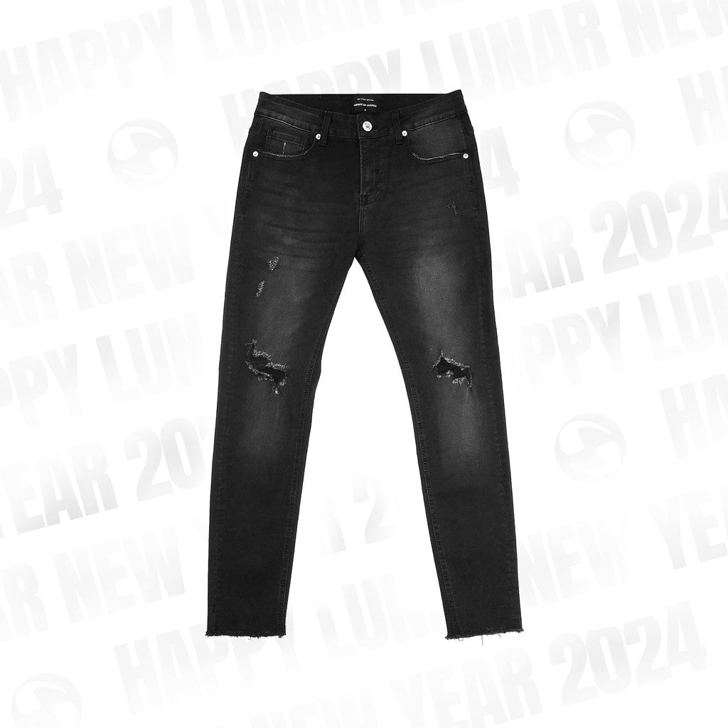 Quần NOWSAIGON Distressed Stretch Skinny Jeans - Local Brand Chính Hãng