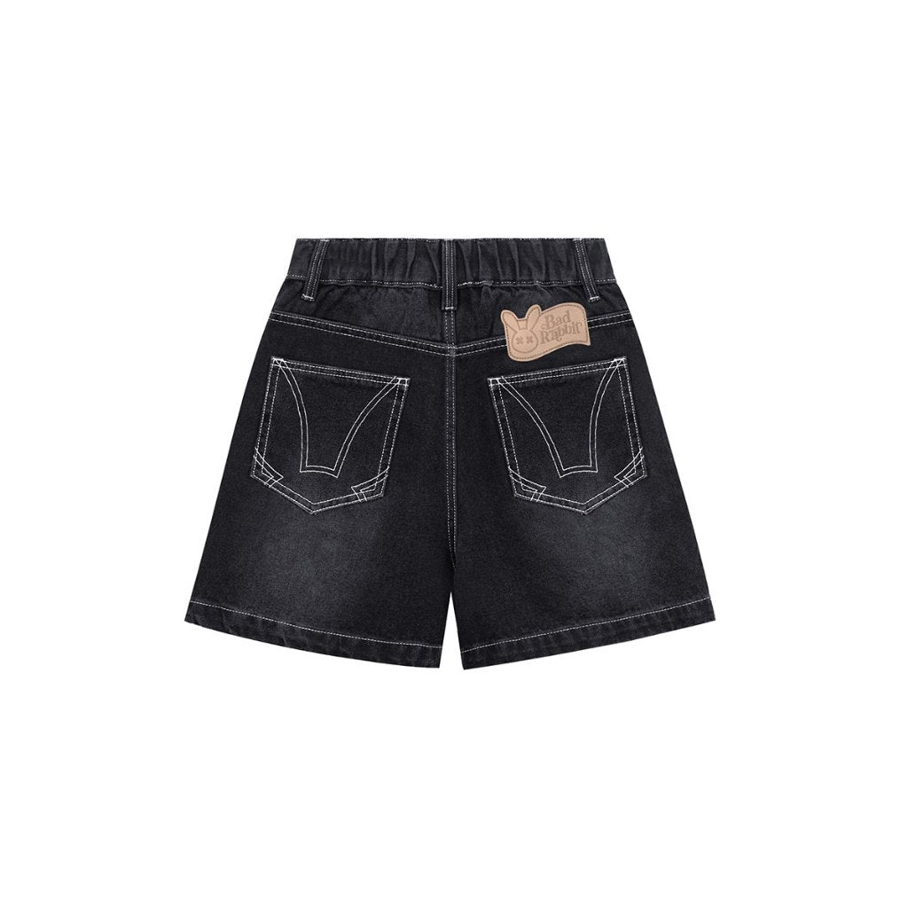 Quần Short Bad Rabbit BLURRED JEAN SHORT - Local Brand Chính Hãng