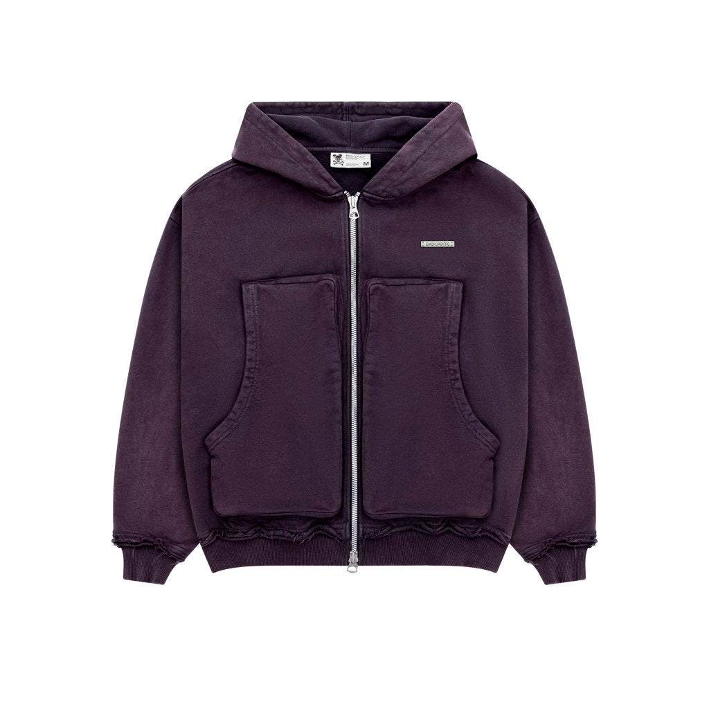 Áo Khoác Nỉ Bad Habits PURPLE NOTHING 2 FEAR HOODIE - Local Brand Chính Hãng