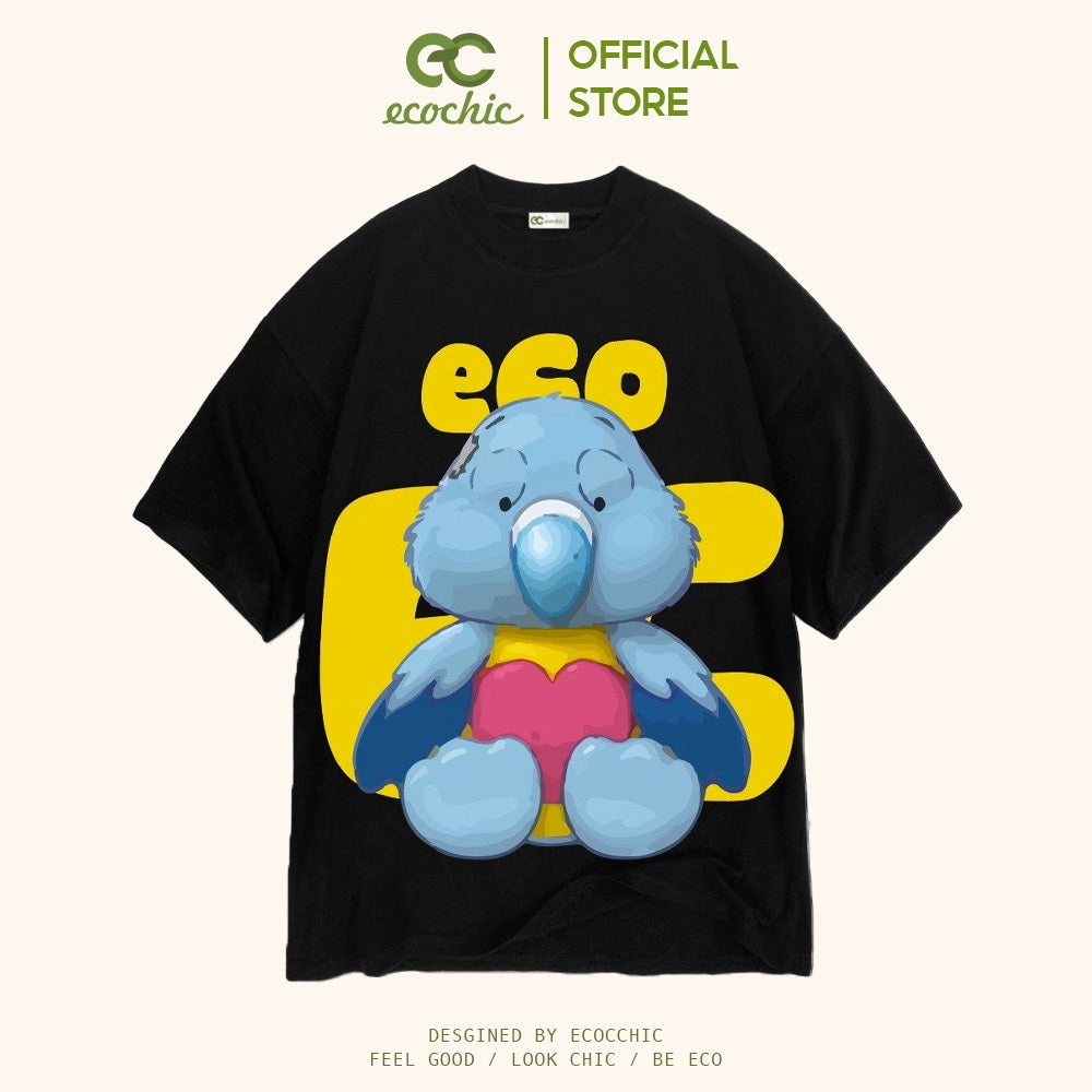 ECOCHIC DODO BIRD ECO T-Shirt Tee Local Brand Genuine Unisex Loose Form Oversize Premium Cotton 100% F837 