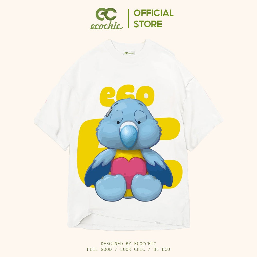 ECOCHIC DODO BIRD ECO T-Shirt Tee Local Brand Genuine Unisex Loose Form Oversize Premium Cotton 100% F837 