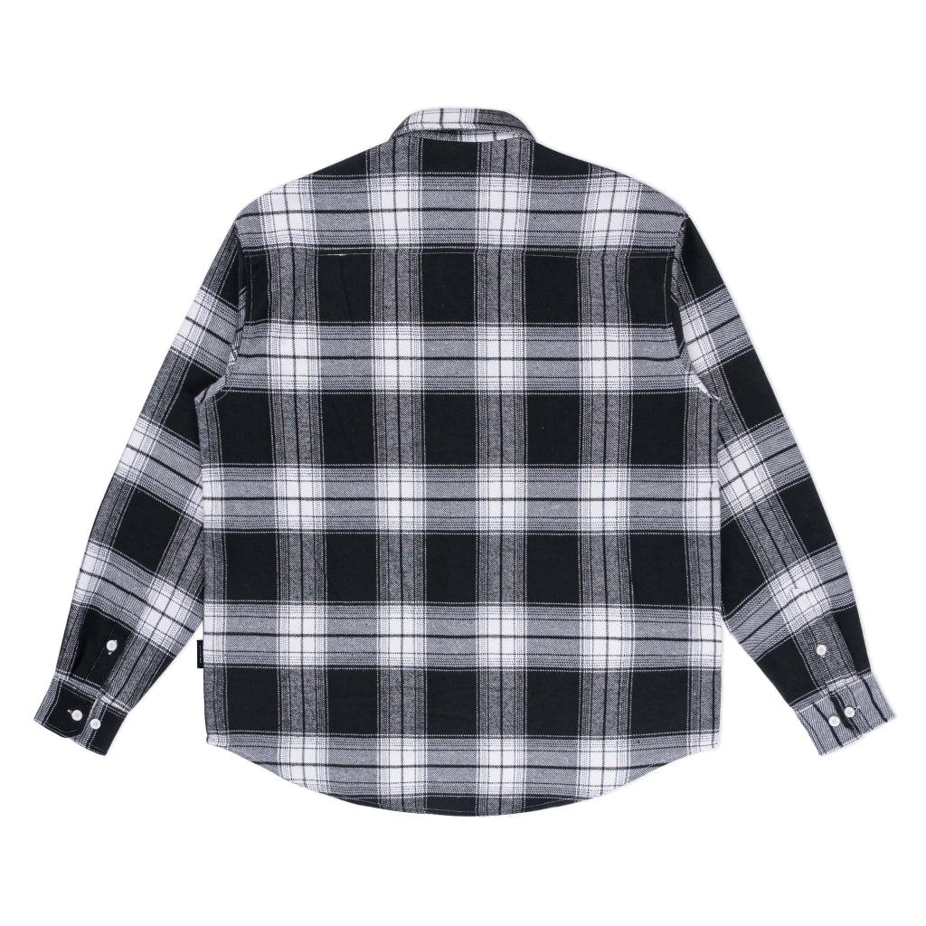 Levents Flannel Checked Shirt Long Sleeve/ Black