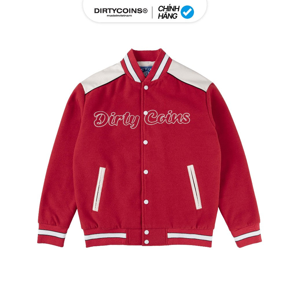 DirtyCoins University Felt Varsity Jacket