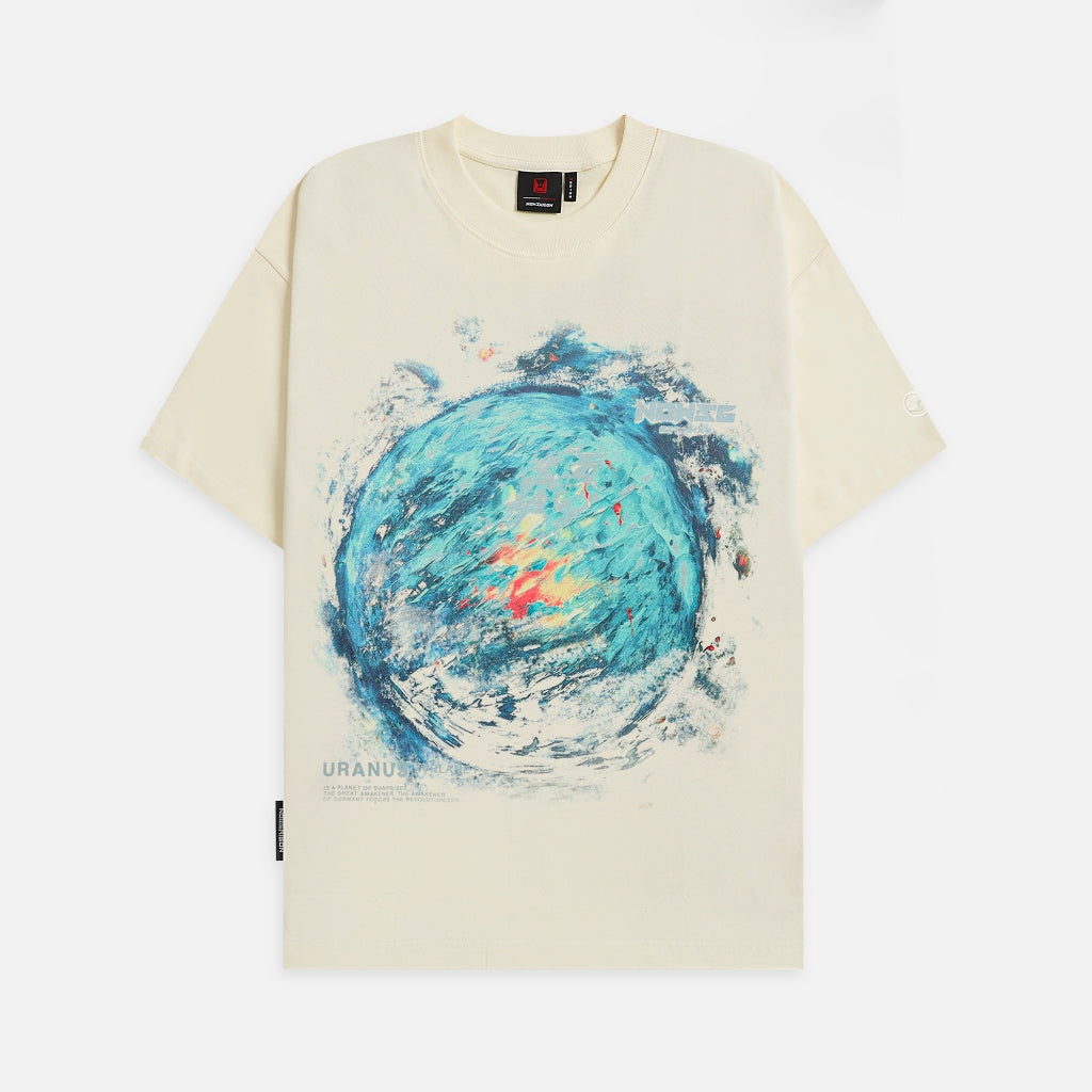 NEEDS OF WISDOM Uranus Tee - Cream - Genuine Local Brand