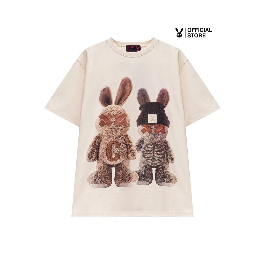 Áo Thun Unisex Bad Rabbit COUPLE TEDDY 100% Cotton - Local Brand Chính Hãng