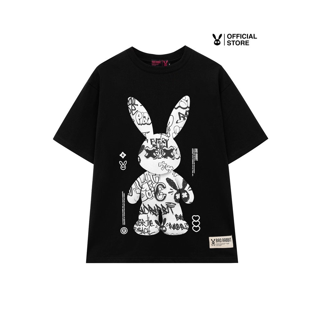 Unisex Bad Rabbit T-shirt RABBIT GRAFFITI 100% Cotton - Genuine Local Brand