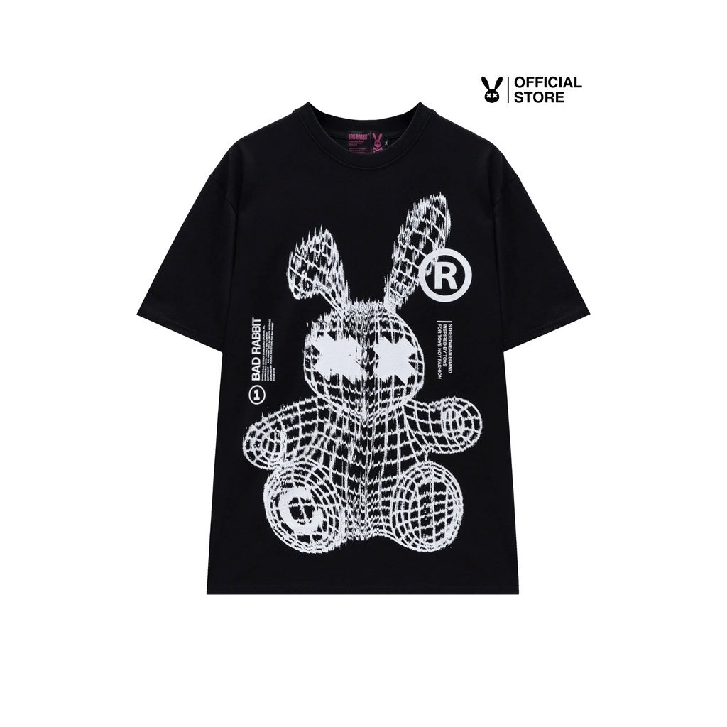 Unisex Bad Rabbit THE GRID T-shirt 100% Genuine Local Brand Cotton