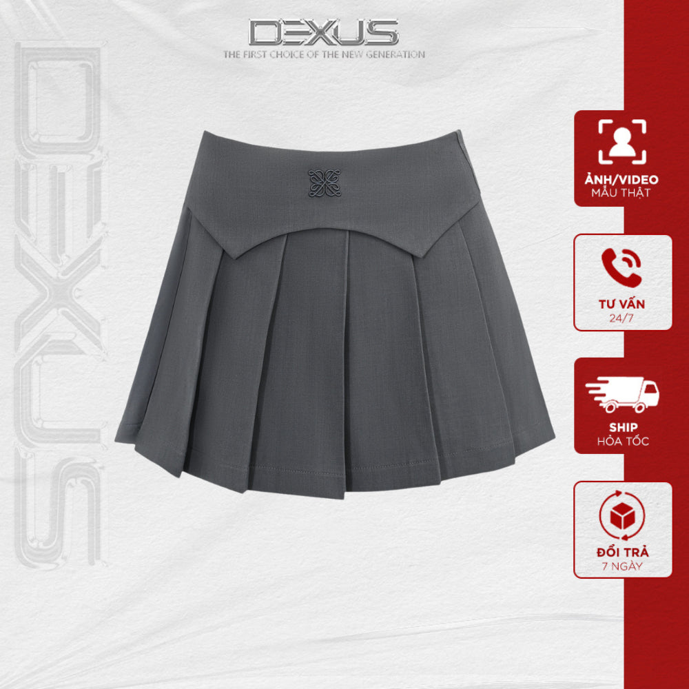 Women's Pleated Skirt _DXCV140442