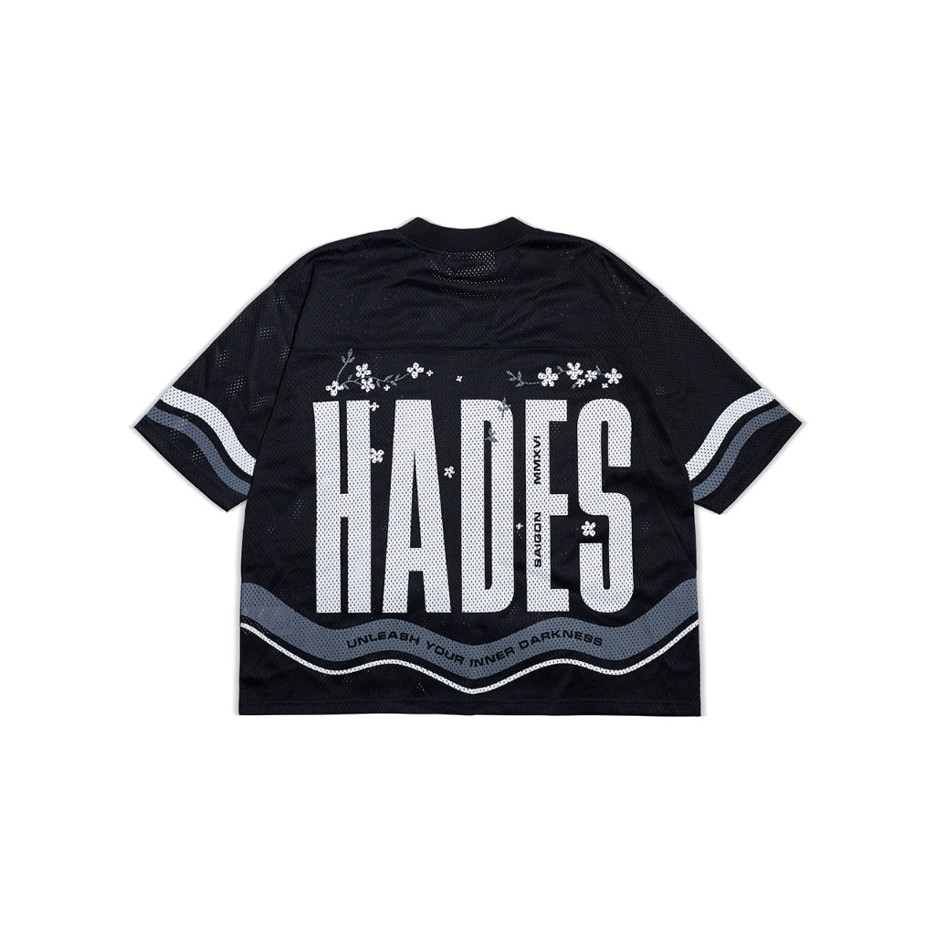 UNISEX RICAD MESH JERSEY Mesh FABRIC SLEEVED SHIRT - GENUINE HADES BRAND