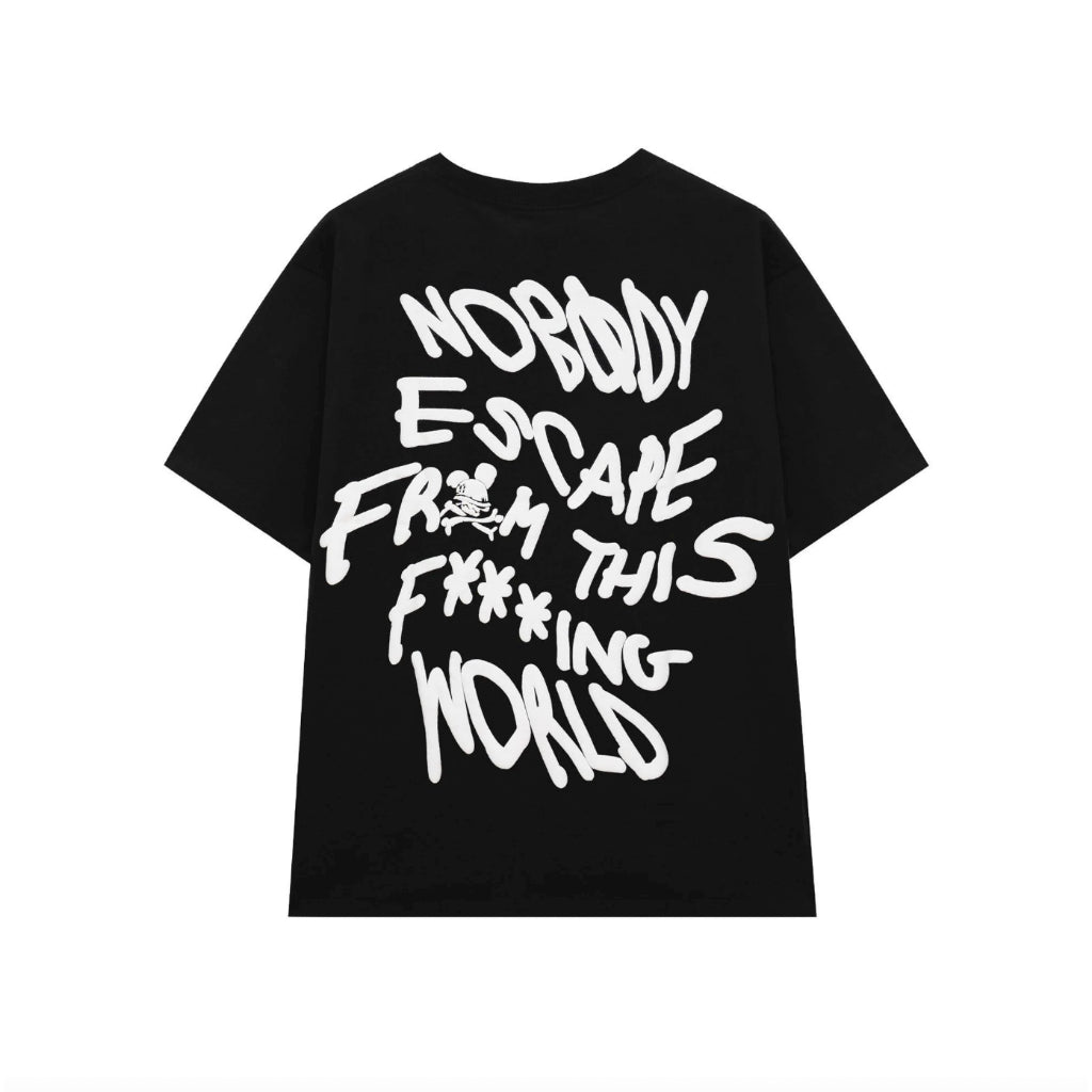 Unisex BAD HABITS NOBODY TEE BLACK 100% Cotton - Genuine Local Brand