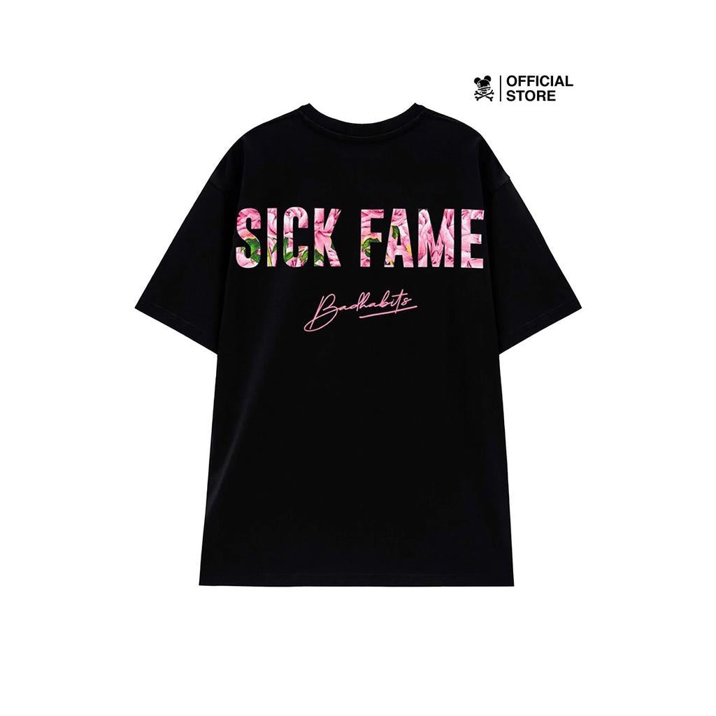 Unisex Bad Habits Sick Fame T-shirt Black 100% Cotton - Genuine Local Brand