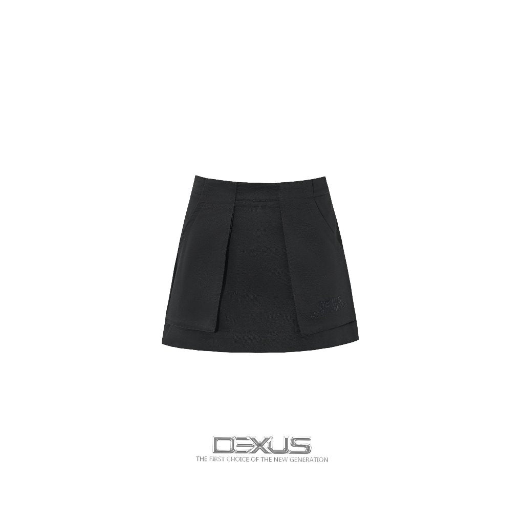 Unique A-Line Women's Boxy Pocket Skirt _DXCV70216