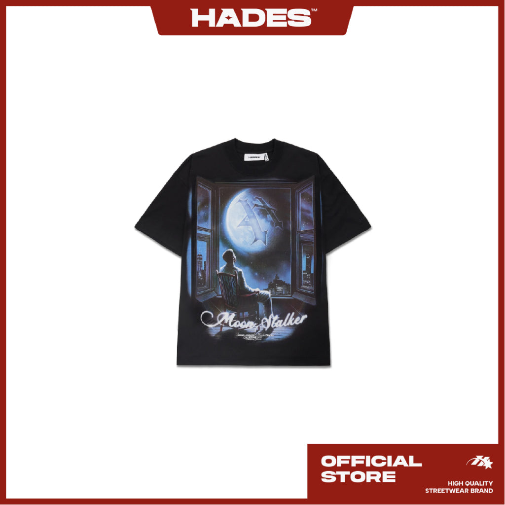 NEIL MOON TEE Unisex Short Sleeve T-shirt 100% Cotton - Genuine HADES Brand