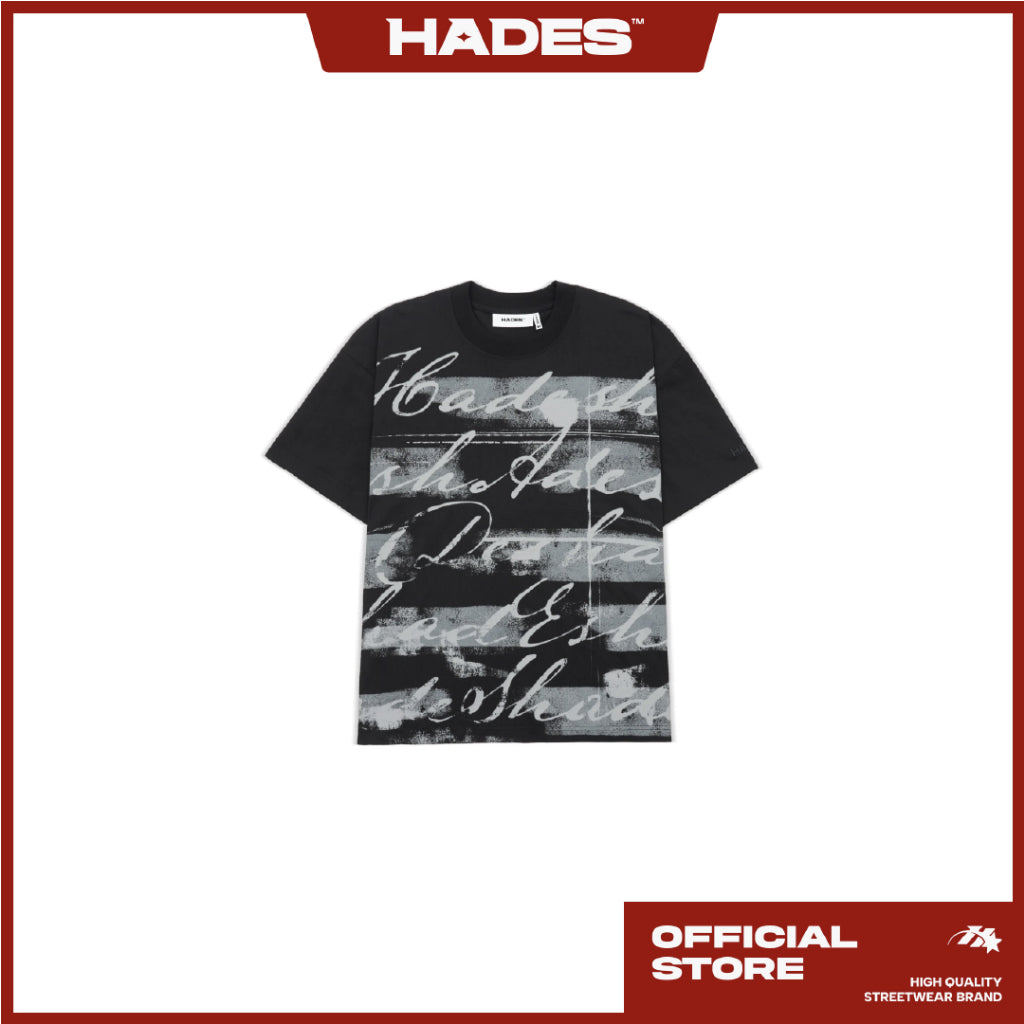 OBSCURE LINE TEE Unisex Short Sleeve T-shirt 100% Cotton - Genuine HADES Brand