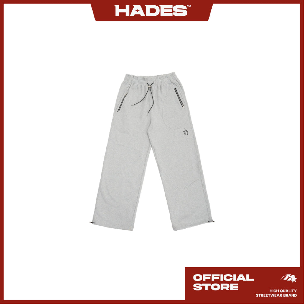 Unisex Elastic Waist Trousers Crab Leg Fabric TEXTURE LINE TRACK PANTS - Genuine HADES Brand