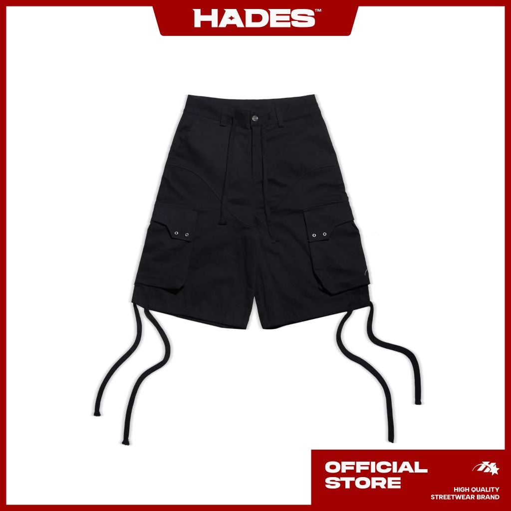 Unisex Pants HADES KHAKI CARGO JORTS Khaki Fabric - Genuine HADES Brand