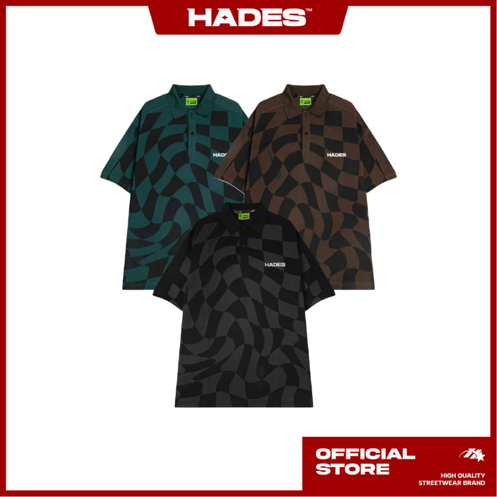 Unisex WRAPPED Crocodile Short Sleeve Polo Shirt - Genuine HADES Brand