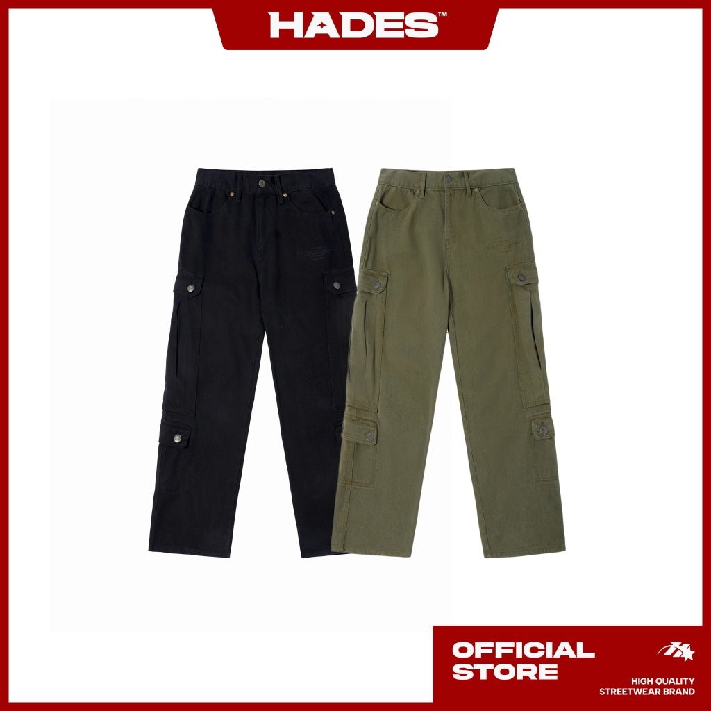 Unisex Khaki Long Pants HIGHER-UP PANTS - Genuine HADES Brand