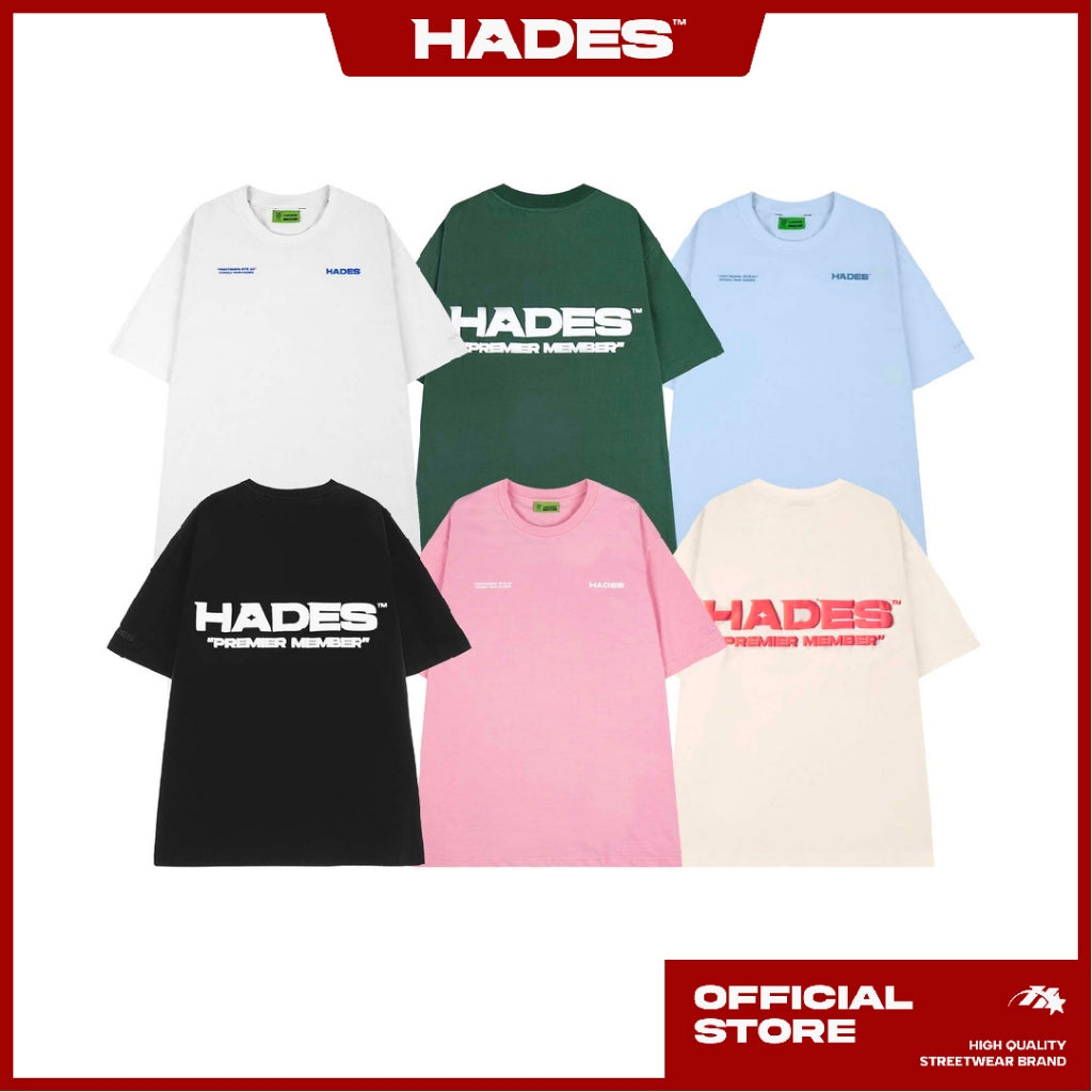 Unisex Premier Short Sleeve T-shirt 100% Cotton - Genuine HADES Brand