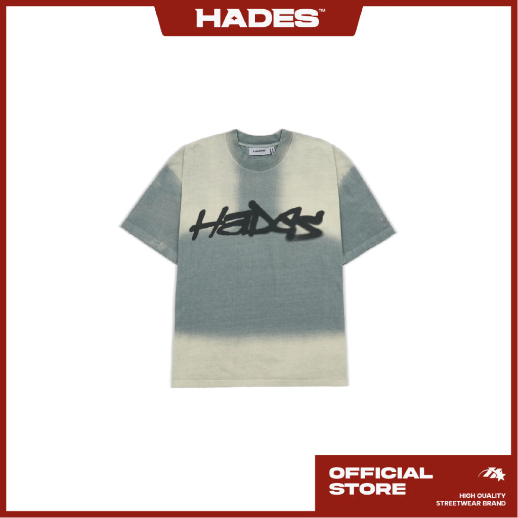 UNISEX HADES LODESTAR BLUR COTTON 2-WAY SLEEVE T-SHIRT - GENUINE HADES BRAND