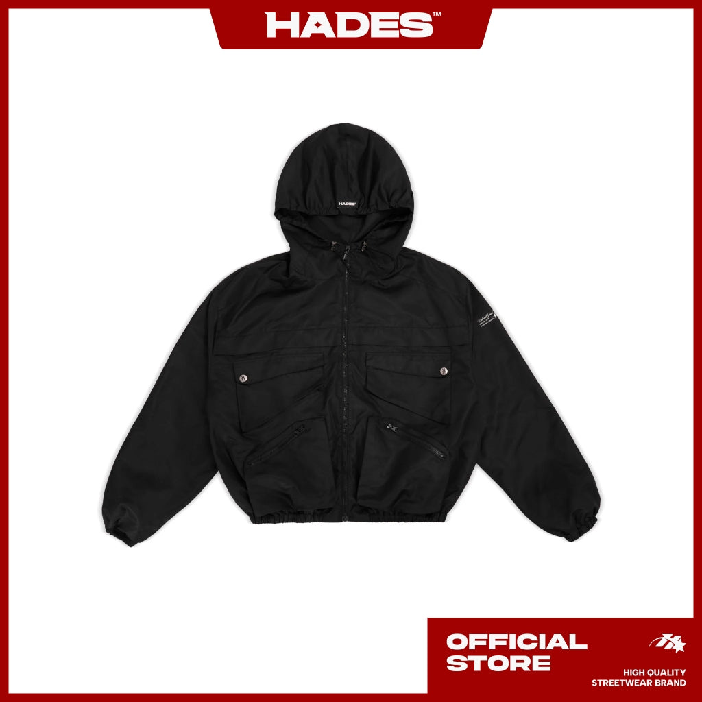 UNISEX HADES FADED POLYESTER JACKET - GENUINE HADES BRAND