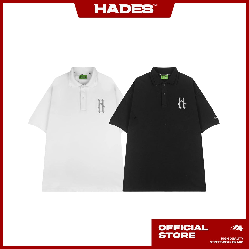 Áo Polo Tay Lỡ Unisex COUNTERPART Thun Cá Sấu - HADES Brand Chính Hãng