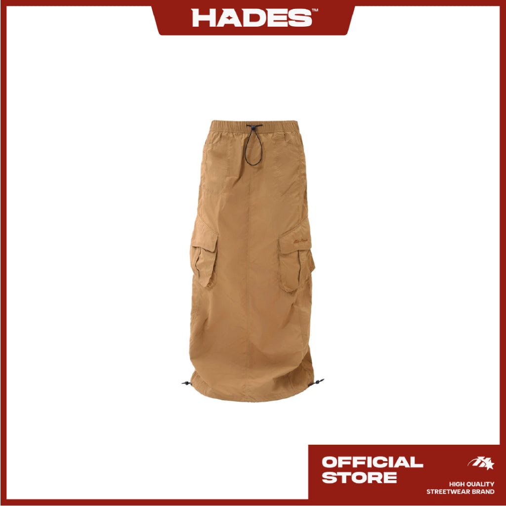 Unisex Long Skirt NEUTRAL CARGO PARACHUTE SKIRT - Genuine HADES Brand