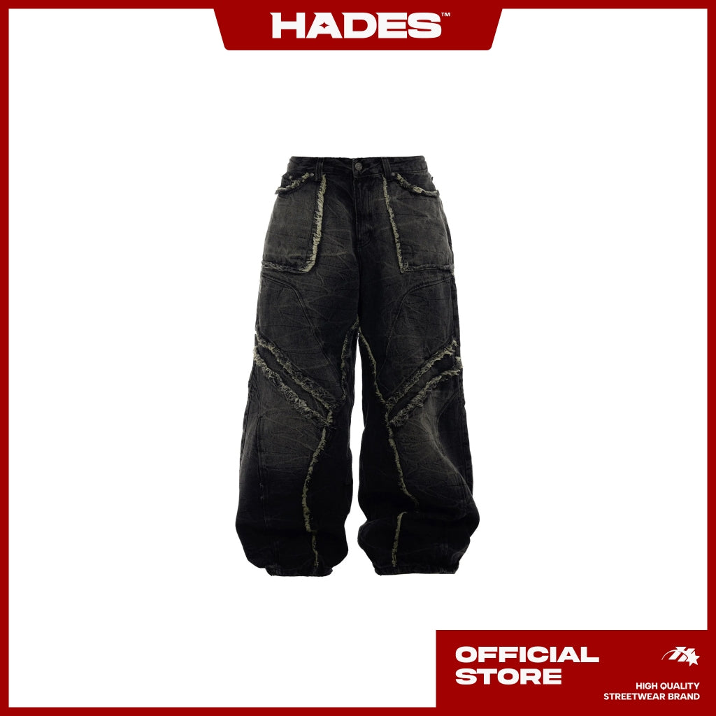 TECTONIC RIFT JEANS Unisex Long Pants - Genuine HADES Brand