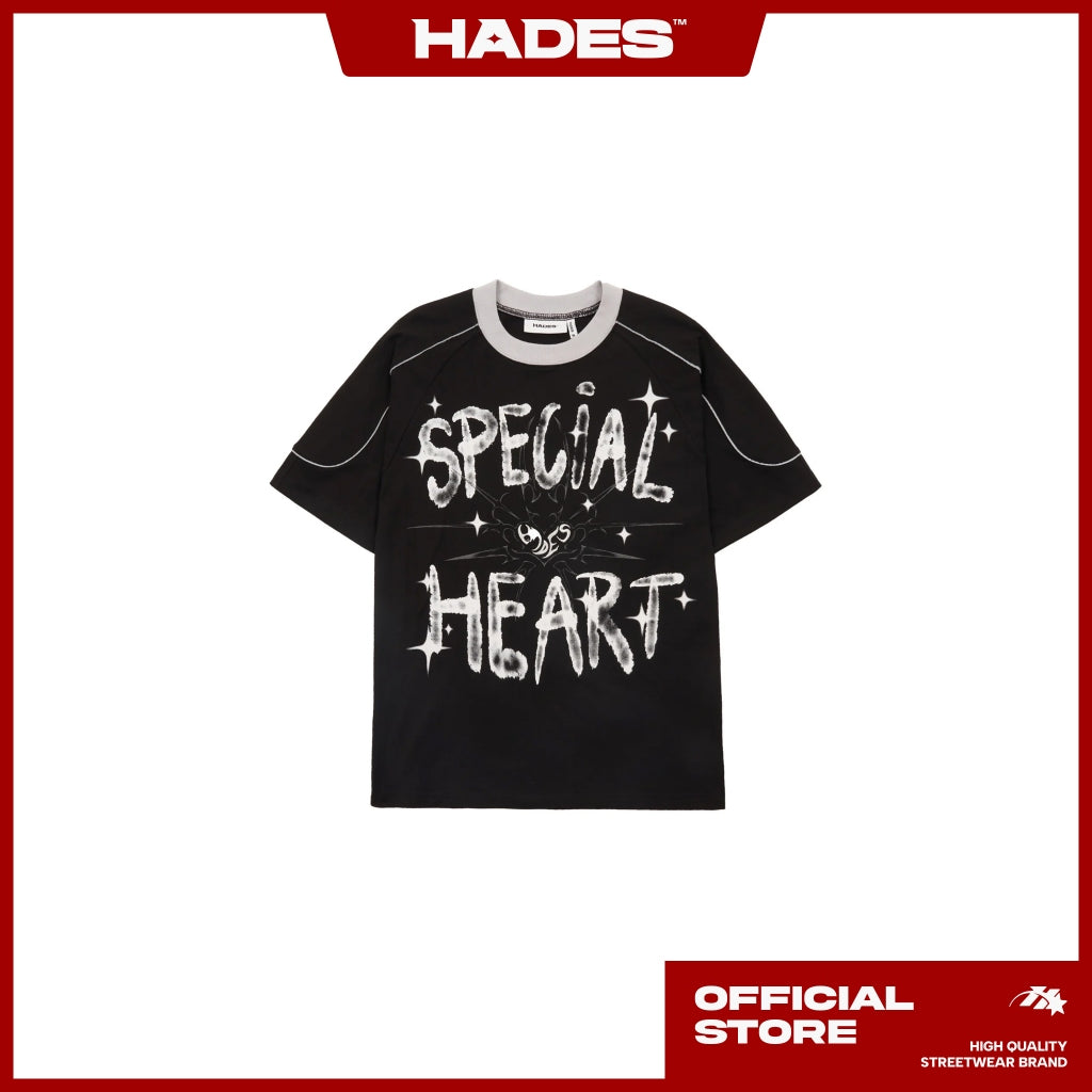 Unisex PERENNIAL HEART TEE 100% Cotton - Genuine HADES Brand