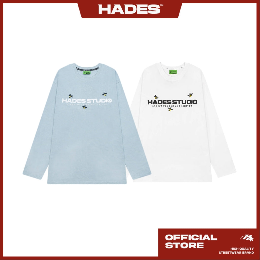 ESSENTIAL Unisex Long Sleeve T-shirt 100% Genuine HADES Brand