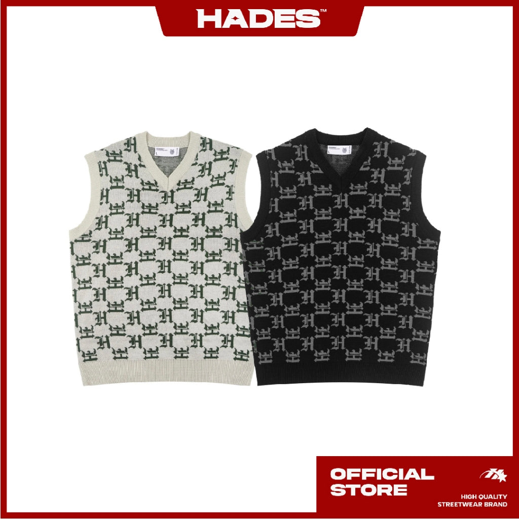 Unisex Gile Sweater HADES MONOGRAM HADES Brand Genuine