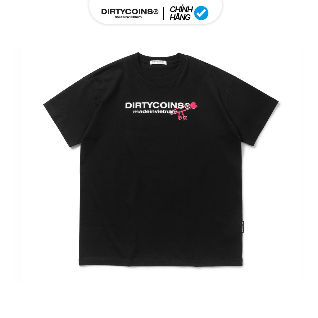 DirtyCoins Internet Friends Relaxed T-shirt - Black