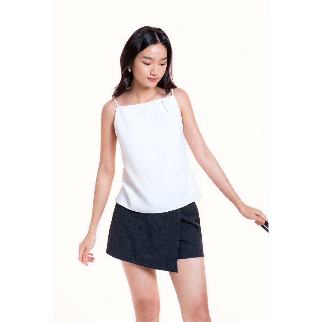 LIBÉ WORKSHOP - White straight-cut two-piece shirt